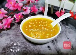 Illustration of how to make peach gum, pumpkin and pine nut soup 10