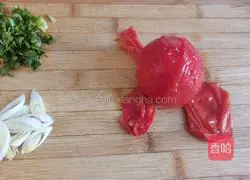 Illustration of how to make tomato and egg noodles 4