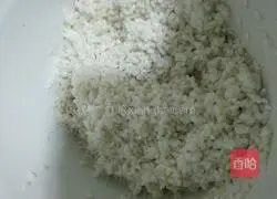 Illustration of how to make rice crispy rice cake 1