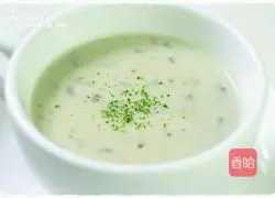 Illustration of how to make cream of mushroom soup 9