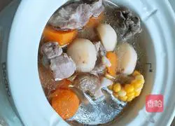 Carrot, Corn and Spare Ribs Soup Recipe Illustration 3