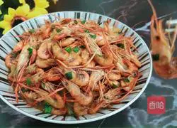 Illustration of how to make fried river shrimp 7