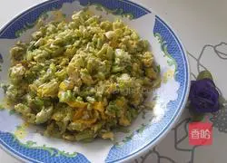 Celery scrambled eggs Illustration of how to do it 8
