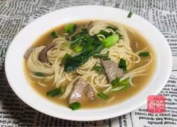 Pork liver noodle soup recipe 11