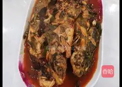 Illustration of how to make braised yellow fish 8