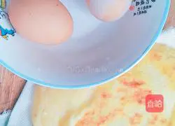 Vegetable and Egg Fried Cake Recipe Illustration 1