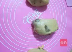 Illustration of how to make raisin hand-torn bread 7