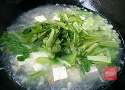 Illustration of how to make cabbage and tofu soup 8