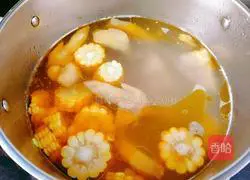 Corn, yam and chicken soup recipe 11