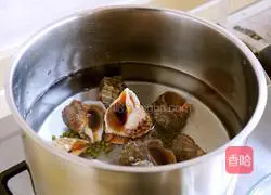 Illustration of how to make conch with ginger vinegar sauce 5