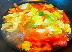 Illustration of how to make fresh vegetable and egg noodles 4