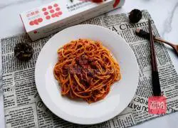 Illustration of how to make tomato meat sauce pasta 12