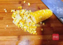 Illustration of how to make fragrant corn juice 1