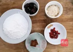 Illustration of how to make wolfberry fermented meatball soup 1