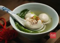 Illustration of how to make salty glutinous rice balls 20