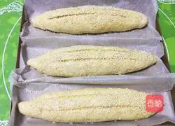 Illustration of making wheat-flavored red dates and sesame buns 21