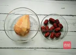 Sweet potato and red date soup Illustration of how to do it 1