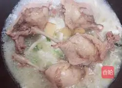 Illustration of how to make curry duck leg noodles 8