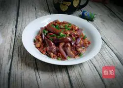 Illustration of how to cook eggplant with minced meat 12