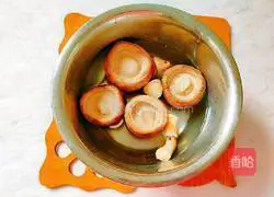 Illustration of making mushrooms and papaya 3