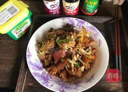 Illustration of how to make pork belly and cauliflower 7