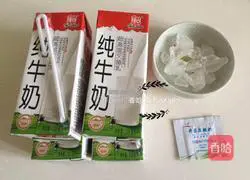 Illustration of how to make original yogurt 2