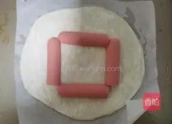 Illustration of how to make green onion hand cakes 4