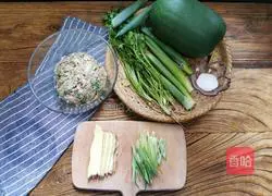 Winter Melon, Coriander and Meatball Soup Recipe Illustration 4