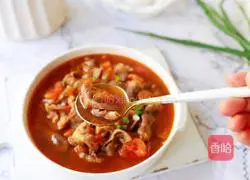Fragrant Illustration of how to make tomato and fat beef soup 16