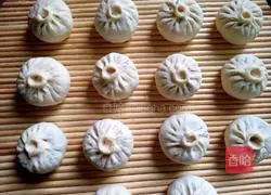 Illustration of how to make fennel meat buns 15