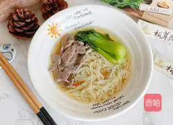 Illustration of how to make pork liver noodles 12