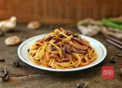 Illustration of how to make fried rice noodles 17