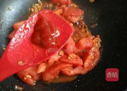 Illustration of how to make tomato and egg noodles 7