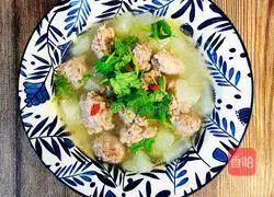 Winter Melon Meatball Soup Recipe Illustration 8