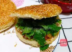 Illustration of how to make Roujiamo 10