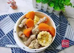 Illustration of how to make carrot and corn pork ribs soup 10