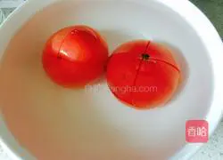 Illustration of how to make tomato and egg noodles 4