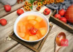 Illustration of how to make hawthorn stewed apples 10