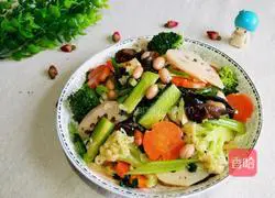 Illustration of how to mix vegetables and assorted vegetables 11