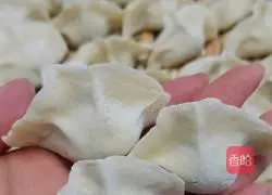 Illustration of how to make beef and green onion dumplings 7