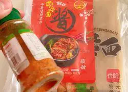 Illustration of the home version of grilled cold noodles 1