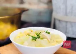 Illustration of how to make cabbage and vermicelli soup 16