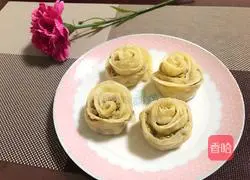 Illustration of how to make rose dumplings 8