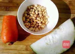 Illustration of how to make winter melon and double beans 1