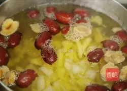 Fruit Creative Dish#Fruit Yuanzi Soup Recipe Illustration 4