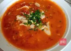 Illustration of how to make fish fillet soup with tomato sauce 11