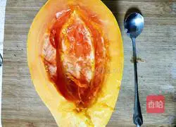 Illustration of papaya stewed in milk (confinement meal) 3