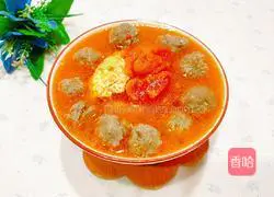 Illustration of how to make tomato, egg and beef brisket soup 17