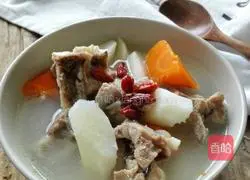 How to make yam and pork ribs soup Illustration 7