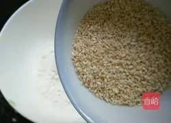 White sesame flour cake recipe 3